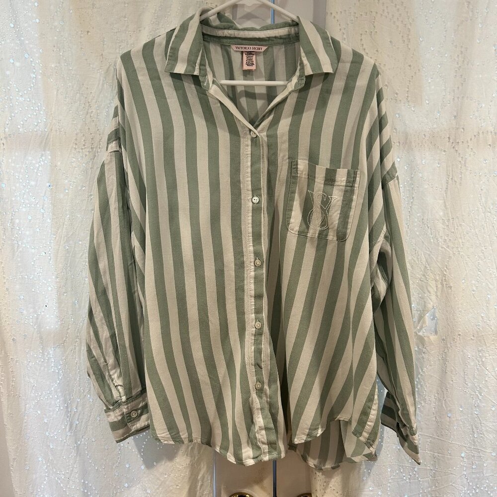 Victoria's Secret Stripe PJ Set